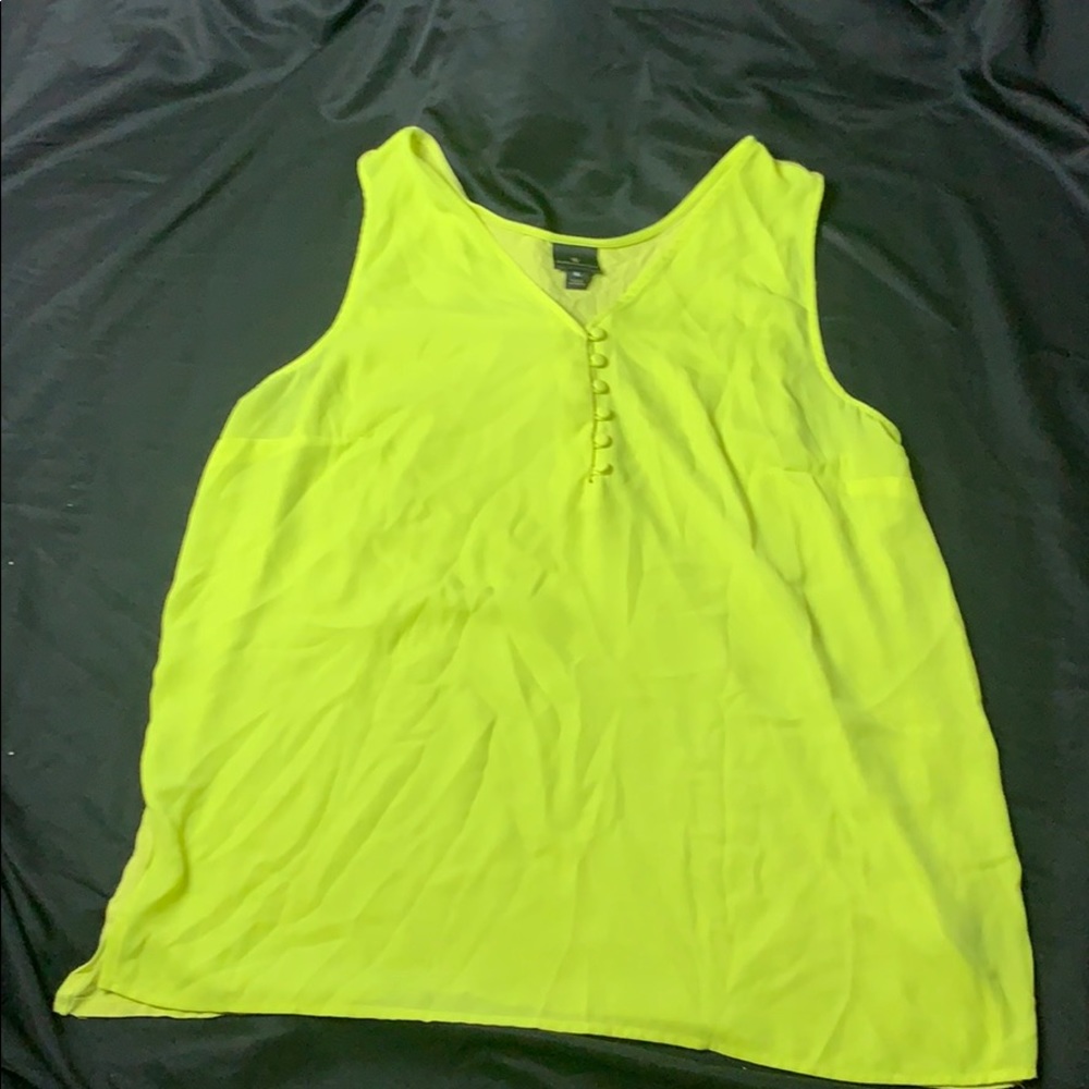 Neon Green Tank Top